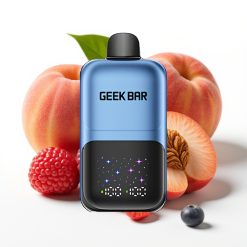 GEEK BAR 2GO 50000 Puffs 20ml Tobakksfri Snus Fersken & Bær