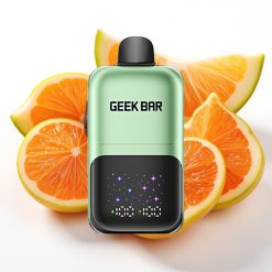 GEEK BAR 2GO 50000 Puffs Sukskatt & Sure Frukter Interaktiv Skjerm Justerbar Smak/Kjølighet Oppladbar