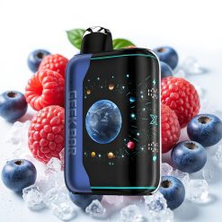 GEEK BAR Platinum Edition 25000 puffs rask lading USB-Type C blå bringebær is