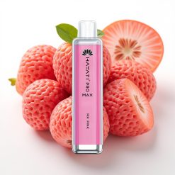 Hayati Pro Max 4000 Puffs Engangsdamp Rosa Herre, 2%/5% nikotin, 1400mAh, ladbar