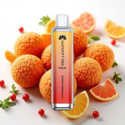 Hayati Pro Max 4000 Puffs Engangsdamper Atomisk Ildkule 28×28×120mm 2%/5% Nikotin 1400mAh