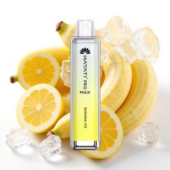 Hayati Pro Max 4000 Puffs Engangsdamper Banan Is | 2%/5% Nikotin | 1400mAh | 2ml tank med 10ml autofyll