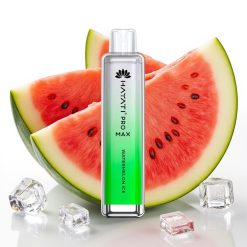 Hayati Pro Max 4000 Puffs Engangsdamper Vannmelon Is, 1400mAh, 2ml tank, 10ml påfyll, 2%/5% nikotin