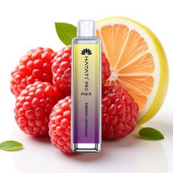 Hayati Pro Max 4000 Puffs Engangsvaper - 1400mAh, 2ml tank, TPD-godkjent, Ribbeplommonade