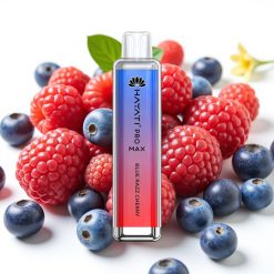 Hayati Pro Max 4000 Puffs Engangsvaper Blå Bringebær Kirsebær – 1400mAh, 2ml/10ml, 2%/5% nikotin