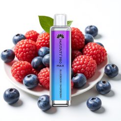 Hayati Pro Max 4000 Puffs Engangsvaper Blåbær Bringebær / 28×28×120mm / 2%, 5% Nikotin / 1400mAh
