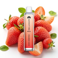 Hayati Pro Max 4000 Puffs Engangsvaper Jordbær Mojito 28x28x120mm 2%/5% Nikotin