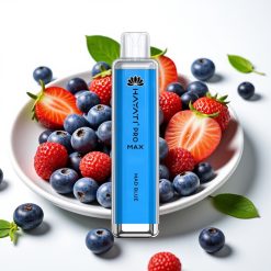 Hayati Pro Max 4000 Puffs Engangsvaper Mad Blå – 28×28×120mm, 2%/5% Nikotin, 1400mAh, Oppladbar, TPD-Godkjent