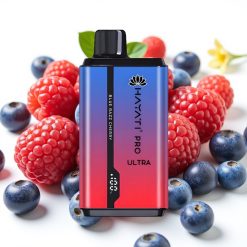 Hayati Pro Ultra 15000 Puffs Blå Bringebær Kirsebær 850mAh 2×12ml 2% 49 smaker