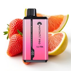 Hayati Pro Ultra 15000 Puffs Jordbær Grapefrukt Jordbær Dragefrukt 850mAh 2×12ml 2% 49 smaker