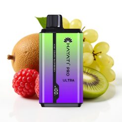 Hayati Pro Ultra 15000 Puffs Kiwi Druer Bringebær 850mAh 2×12ml 2%