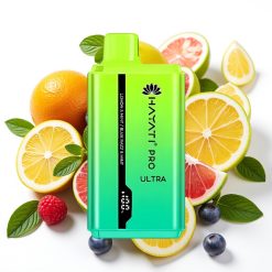 Hayati Pro Ultra 15000 Puffs Sitron & Mynte Blå Razz & Mynte 850mAh 2×12ml 2%
