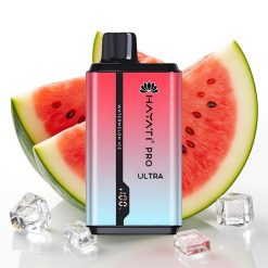 Hayati Pro Ultra 15000 Puffs Vannmelon Is 850mAh 2×12ml 2% 49 smaker