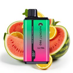Hayati Pro Ultra 15000 Puffs Vannmelon Kiwi Pasjonsfrukt 850mAh 2×12ml 2% 49 smaker