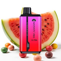 Hayati Pro Ultra 15000 Puffs Vannmelon Skittles 15000+ puff 850mAh 2×12ml 2% 49 smaker