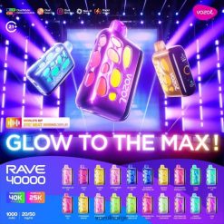 Vozol Rave 40000 4H0RH1 Vozol Vape Norge