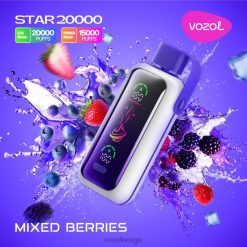 Vozol Vape Flavours - VOZOL STAR 20 000 blandede bær 2244414